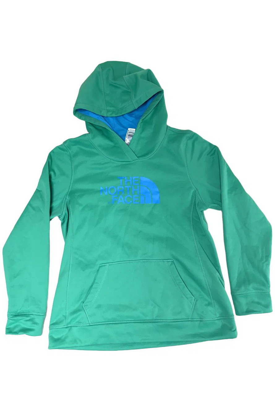The North Face Women's Half Dome Pullover Hoodie Green/Blue - Regular